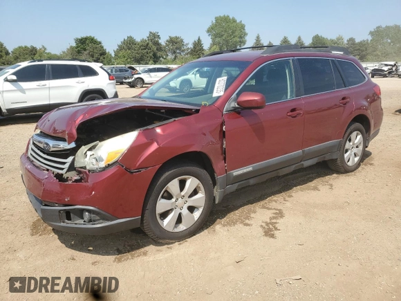 2012 Subaru Outback Prem with VIN 4S4BRCCC6C3250542, listed as a Copart auction lot 60370235 with 169,871 mi miles and Salvage title. Bid and sale history available at DreamBid. Image 1.