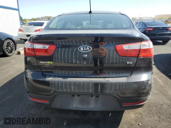2013 Kia Rio EX z VIN KNADN4A30D6104166, wystawiony jako Copart lot #62711245 z przebiegiem 129 718 mil mil oraz Szkoda całkowita • Salvage title. Historia ofert i sprzedaży dostępna na DreamBid. Obrazek 6.