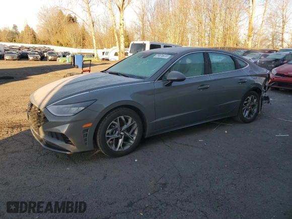 2023 Hyundai Sonata SEL with VIN KMHL64JA5PA289841, listed as a Copart auction lot 42787355 with 41,981 mi miles and Salvage Title. Bid and sale history available at DreamBid. Image 1.