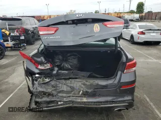 2019 Kia Optima LX with VIN 5XXGT4L38KG327847, listed as a Copart auction lot 55246455 with 88,649 mi miles and Salvage Title. Bid and sale history available at carsss.com. Image 6.