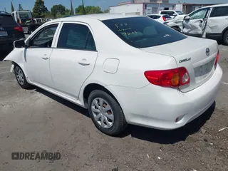2009 Toyota Corolla with VIN JTDBL40E599087258, listed as a IAAI auction lot 41985357 with 168,115 mi miles. Bid and sale history available at carsss.com. Image 3.