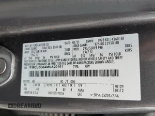 2021 Ford Escape SE z VIN 1FMCU0G64MUA20161, wystawiony jako Copart lot #53292395 z przebiegiem 35 276 mil mil oraz Szkoda całkowita • Salvage title. Historia ofert i sprzedaży dostępna na DreamBid. Obrazek 16.