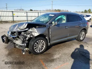 2017 Lincoln MKX Select with VIN 2LMPJ6KR2HBL35040, listed as a Copart auction lot 45922025 with 55,864 mi miles and Salvage Title. Bid and sale history available at carsss.com. Image 1.