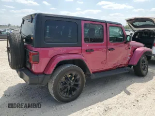 2021 Jeep Wrangler Unlimited Sahara с VIN 1C4JJXP68MW852703, выставлен на аукционе Copart как лот 52953795 с пробегом 25 437 миль миль и Списание • Salvage title. История ставок и продаж доступна на DreamBid. Изображение 3.
