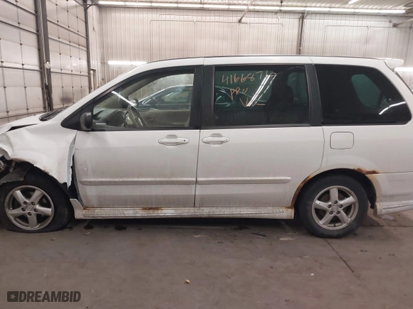 2003 Mazda MPV LX with VIN JM3LW28A930363655, listed as a IAAI auction lot 41668710 with 0 mi miles. Bid and sale history available at carsss.com. Image 15.