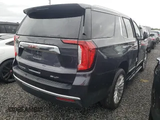 2024 GMC Yukon SLT with VIN 1GKS2BKD4RR224609, listed as a Copart auction lot 74045504 with 8,596 mi miles and Non Repairable. Bid and sale history available at carsss.com. Image 3.