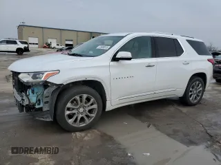 2019 Chevrolet Traverse Premier with VIN 1GNERKKW3KJ297522, listed as a Copart auction lot 47636515 with 111,885 mi miles and Salvage Title. Bid and sale history available at carsss.com. Image 1.