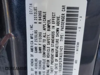 2015 Acura TLX V6 Tech with VIN 19UUB2F57FA001421, listed as a Copart auction lot 80546934 with 89,233 mi miles and Salvage Title. Bid and sale history available at carsss.com. Image 12.