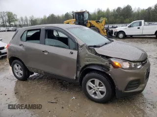 2021 Chevrolet Trax LS with VIN KL7CJNSBXMB356453, listed as a Copart auction lot 51761215 with 43,828 mi miles and Salvage Title. Bid and sale history available at carsss.com. Image 4.