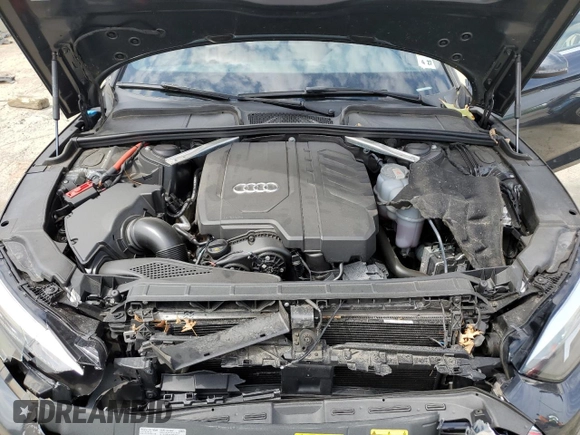 2022 Audi A5 Sportback Premium with VIN WAUABCF58NA027979, listed as a Copart auction lot 53130385 with 37,831 mi miles and Salvage Title. Bid and sale history available at carsss.com. Image 11.