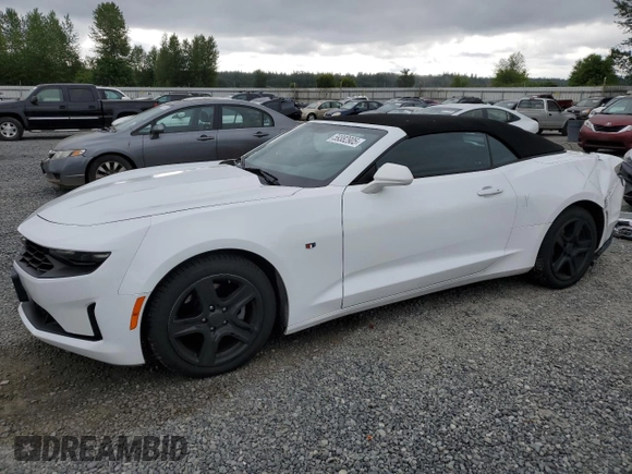 2020 Chevrolet Camaro 1LT z VIN 1G1FB3DS9L0106137, wystawiony jako Copart lot #59382905 z przebiegiem 70 676 mil mil oraz Szkoda całkowita • Salvage title. Historia ofert i sprzedaży dostępna na DreamBid. Obrazek 1.
