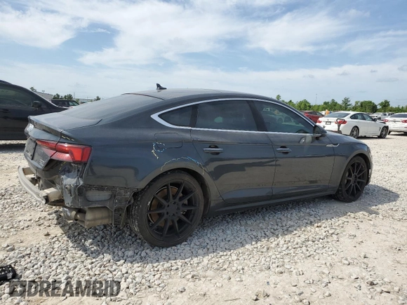 2018 Audi A5 Sportback Prestige z VIN WAUCNCF5XJA018579, wystawiony jako Copart lot #53323405 z przebiegiem 76 549 mil mil oraz Szkoda całkowita • Salvage title. Historia ofert i sprzedaży dostępna na DreamBid. Obrazek 3.