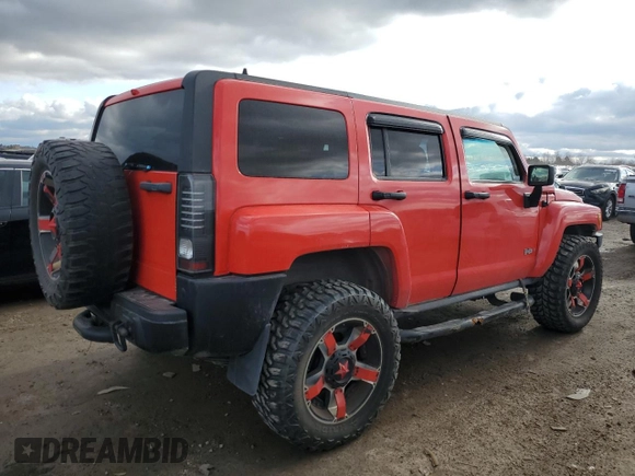 2006 Hummer H3 z VIN 5GTDN136968109763, wystawiony jako Copart lot #51908495 z przebiegiem 178 810 mil mil oraz Szkoda całkowita • Salvage title. Historia ofert i sprzedaży dostępna na DreamBid. Obrazek 3.