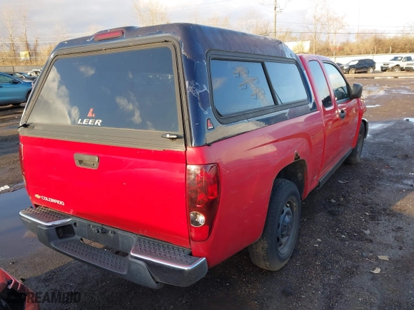 2005 Chevrolet Colorado Z85 with VIN 1GCCS198158111672, listed as a IAAI auction lot 41819150 with 138,461 mi miles. Bid and sale history available at carsss.com. Image 4.