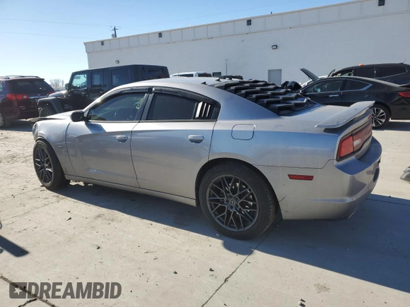 2013 Dodge Charger RT Plus with VIN 2C3CDXDTXDH687380, listed as a Copart auction lot 42055865 with 105,716 mi miles and Salvage Title. Bid and sale history available at carsss.com. Image 2.