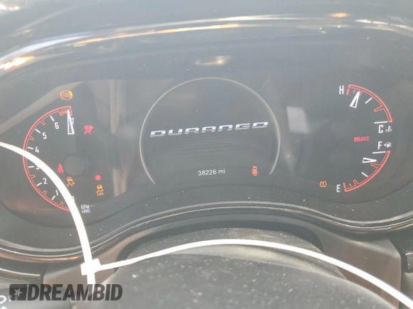 2022 Dodge Durango GT Plus with VIN 1C4RDHDG6NC199921, listed as a Copart auction lot 77528704 with 38,226 mi miles and Salvage Title. Bid and sale history available at DreamBid. Image 9.