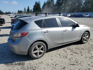 2013 Mazda 3 i Touring with VIN JM1BL1LP2D1829134, listed as a Copart auction lot 53386455 with Not Provided miles and Salvage Title. Bid and sale history available at DreamBid. Image 3.