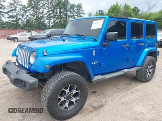 2016 Jeep Wrangler Unlimited 75th Anniversary with VIN 1C4HJWEG0GL154418, listed as a IAAI auction lot 42192717 with 102,514 mi miles and . Bid and sale history available at DreamBid. Image 2.