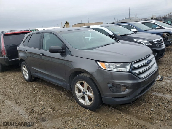 2015 Ford Edge SE with VIN 2FMTK3G96FBB44801, listed as a Copart auction lot 45206085 with 162,726 mi miles and Clean Title. Bid and sale history available at carsss.com. Image 4.