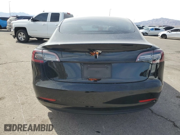 2021 Tesla Model 3 Standard Range Plus with VIN 5YJ3E1EA0MF997191, listed as a Copart auction lot 49659825 with 40,647 mi miles and Salvage Title. Bid and sale history available at DreamBid. Image 6.