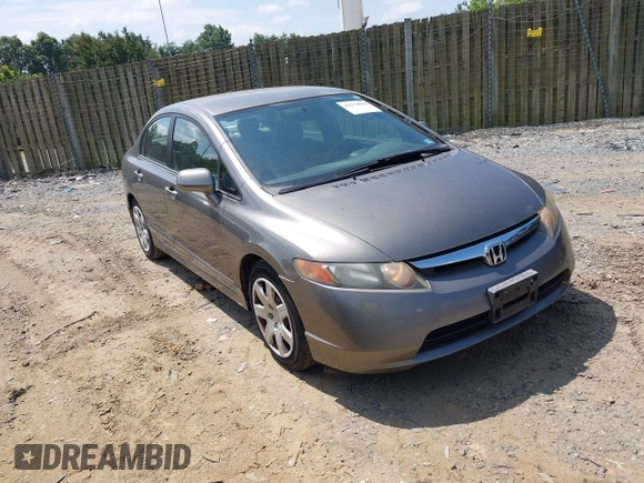 2006 Honda Civic LX with VIN 1HGFA16596L116774, listed as a IAAI auction lot 42674620 with 258,067 mi miles and . Bid and sale history available at DreamBid. Image 1.