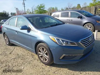 2015 Hyundai Sonata 2.4L SE with VIN 5NPE24AF7FH146515, listed as a IAAI auction lot 42078963 with 120,679 mi miles. Bid and sale history available at carsss.com. Image 1.