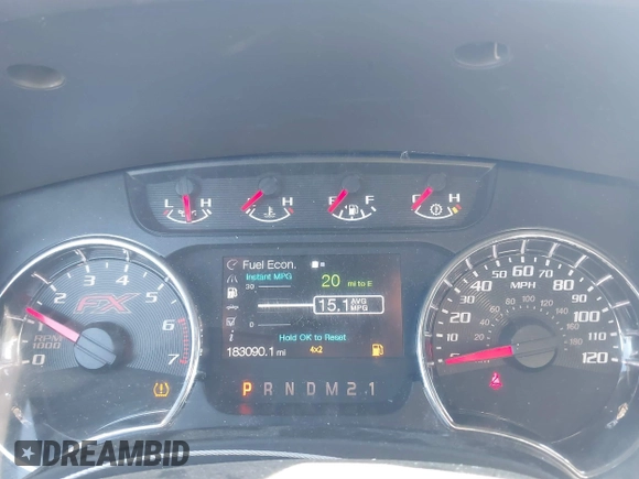 2013 Ford F-150 XL with VIN 1FTFX1EF7DFB94554, listed as a IAAI auction lot 41198999 with 183,090 mi miles and . Bid and sale history available at DreamBid. Image 7.