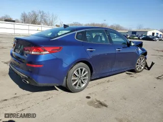 2019 Kia Optima EX with VIN 5XXGU4L18KG314740, listed as a Copart auction lot 43942685 with 59,110 mi miles and Salvage Title. Bid and sale history available at carsss.com. Image 3.