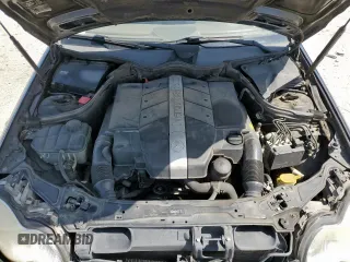 2003 Mercedes-Benz C 240 with VIN WDBRF61JX3F375295, listed as a Copart auction lot 60106075 with 153,767 mi miles and Salvage title. Bid and sale history available at DreamBid. Image 11.