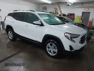 2021 GMC Terrain SLE with VIN 3GKALTEV0ML383940, listed as a IAAI auction lot 41544809 with 50,858 mi miles and . Bid and sale history available at carsss.com. Image 1.