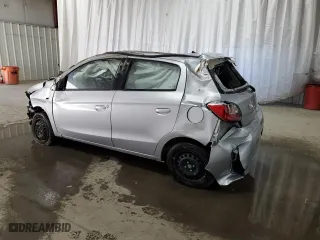 2024 Mitsubishi Mirage ES with VIN ML32AUHJ3RH016530, listed as a Copart auction lot 53630045 with 0 mi miles and Non Repairable. Bid and sale history available at carsss.com. Image 2.