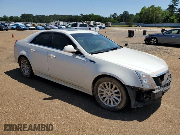 2013 Cadillac CTS Luxury with VIN 1G6DE5E59D0147205, listed as a Copart auction lot 52971005 with 180,291 mi miles and Salvage title. Bid and sale history available at DreamBid. Image 4.