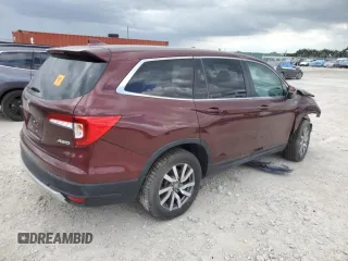 2021 Honda Pilot EX-L with VIN 5FNYF6H55MB061209, listed as a Copart auction lot 51140375 with Not Provided miles and Salvage Title. Bid and sale history available at DreamBid. Image 3.
