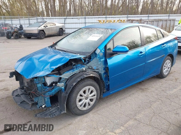 2021 Toyota Prius L Eco with VIN JTDKAMFU5M3145949, listed as a IAAI auction lot 42113123 with 127,872 mi miles and . Bid and sale history available at DreamBid. Image 17.
