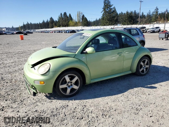 2003 Volkswagen New Beetle Coupe GLS with VIN 3VWCD21C23M406673, listed as a Copart auction lot 53209135 with 106,430 mi miles and Salvage Title. Bid and sale history available at carsss.com. Image 1.