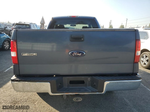2006 Ford F-150 XLT with VIN 1FTPX12536NA49116, listed as a Copart auction lot 43805215 with 0 miles and Salvage Title. Bid and sale history available at carsss.com. Image 6.