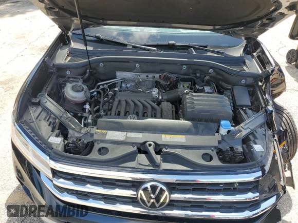 2021 Volkswagen Atlas SEL with VIN 1V2ER2CA5MC542810, listed as a Copart auction lot 57243245 with 104,505 mi miles and Salvage title. Bid and sale history available at DreamBid. Image 11.