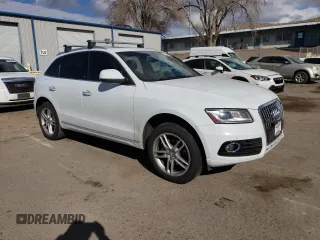 2015 Audi Q5 Premium Plus with VIN WA1LFAFP5FA053621, listed as a Copart auction lot 45708805 with 81,099 mi miles and Salvage Title. Bid and sale history available at carsss.com. Image 4.