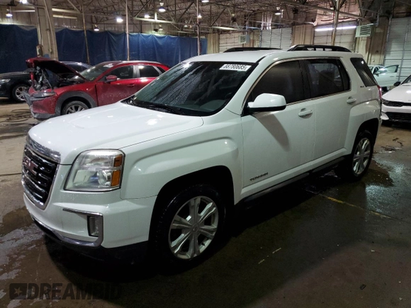 2017 GMC Terrain SLE with VIN 2GKFLTE31H6342599, listed as a Copart auction lot 88780685 with 166,991 mi miles and Clean Title. Bid and sale history available at carsss.com. Image 1.