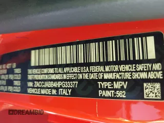 2017 Jeep Renegade Latitude z VIN ZACCJABB4HPG33377, wystawiony jako IAAI lot #41967663 z przebiegiem 141 201 mil mil oraz . Historia ofert i sprzedaży dostępna na DreamBid. Obrazek 9.