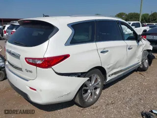 2015 Infiniti QX60 with VIN 5N1AL0MN7FC522984, listed as a IAAI auction lot 40033598 with 142,976 mi miles. Bid and sale history available at carsss.com. Image 4.