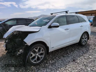 2016 Kia Sorento SX with VIN 5XYPKDA50GG032266, listed as a Copart auction lot 52739755 with 123,224 mi miles and Salvage title. Bid and sale history available at DreamBid. Image 1.