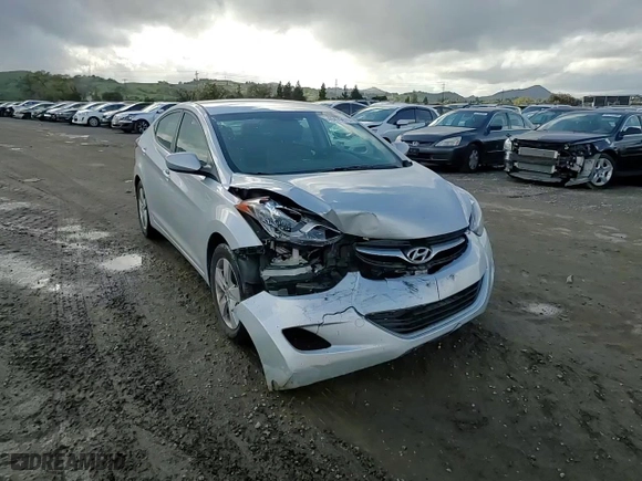 2013 Hyundai Elantra GLS PZEV with VIN KMHDH4AE9DU992659, listed as a Copart auction lot 49479675 with 88,276 mi miles and Salvage Title. Bid and sale history available at carsss.com. Image 11.