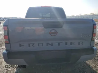 2022 Nissan Frontier Pro-X with VIN 1N6ED1EJ8NN609619, listed as a Copart auction lot 86608994 with 76,078 mi miles and Salvage title. Bid and sale history available at DreamBid. Image 6.