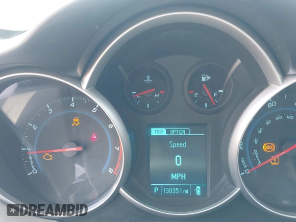 2014 Chevrolet Cruze LS with VIN 1G1PA5SH8E7474099, listed as a IAAI auction lot 42232347 with 130,351 mi miles and . Bid and sale history available at DreamBid. Image 7.