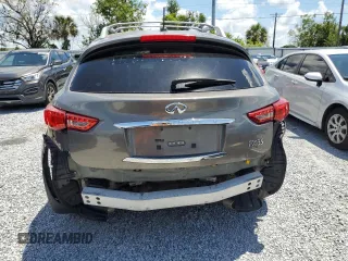 2010 Infiniti FX with VIN JN8AS1MW9AM852817, listed as a Copart auction lot 56326765 with Not provided miles and Salvage title. Bid and sale history available at DreamBid. Image 6.