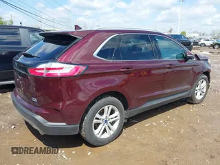 2020 Ford Edge SEL with VIN 2FMPK4J94LBA85551, listed as a IAAI auction lot 41994442 with 27,329 mi miles and . Bid and sale history available at DreamBid. Image 4.