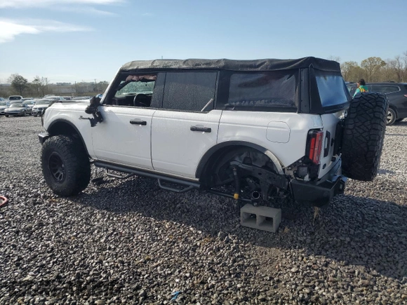 2022 Ford Bronco с VIN 1FMEE5DP6NLB41068, выставлен на аукционе Copart как лот 50778505 с пробегом 70 431 миль миль и Списание • Salvage title. История ставок и продаж доступна на DreamBid. Изображение 2.