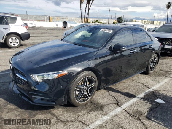 2022 Mercedes-Benz A 220 with VIN W1K3G4EB3NJ357626, listed as a Copart auction lot 42387845 with 32,358 mi miles and Salvage Title. Bid and sale history available at DreamBid. Image 1.