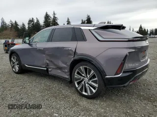 2024 Cadillac LYRIQ Luxury z VIN 1GYKPSRL1RZ138162, wystawiony jako Copart lot #51017895 z przebiegiem 905 mil mil oraz Szkody całkowita. Historia ofert i sprzedaży dostępna na DreamBid. Obrazek 2.